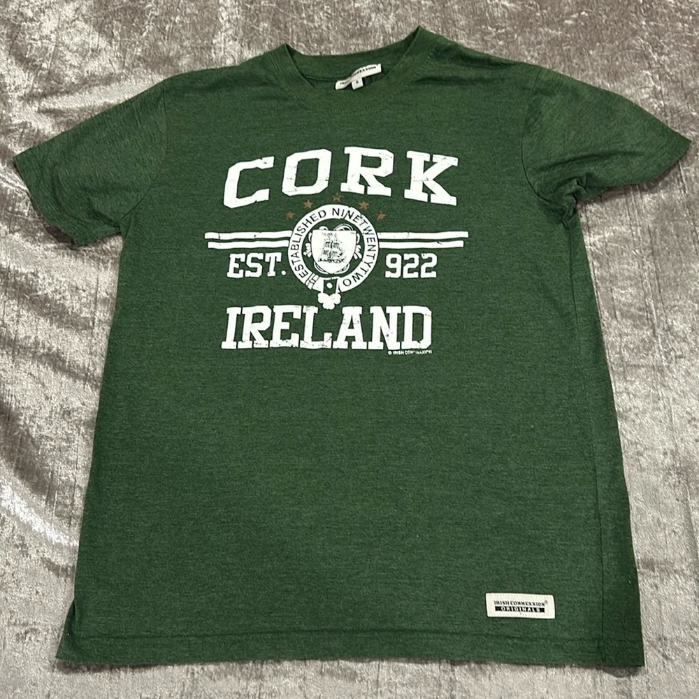 Irish connexxion green men’s tee